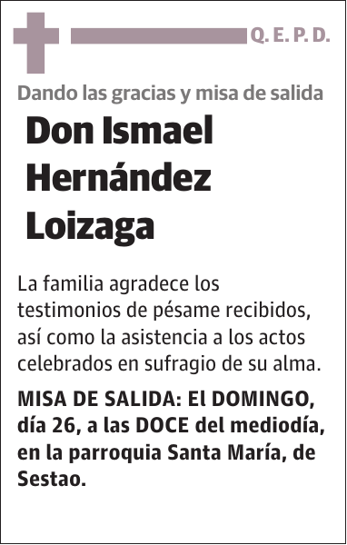 Ismael Hernández Loizaga