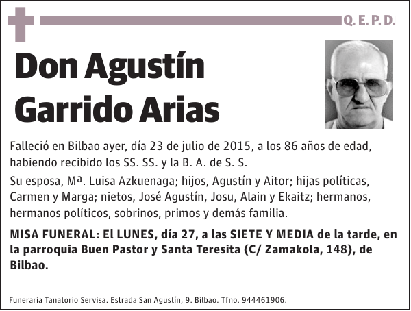 Agustín Garrido Arias