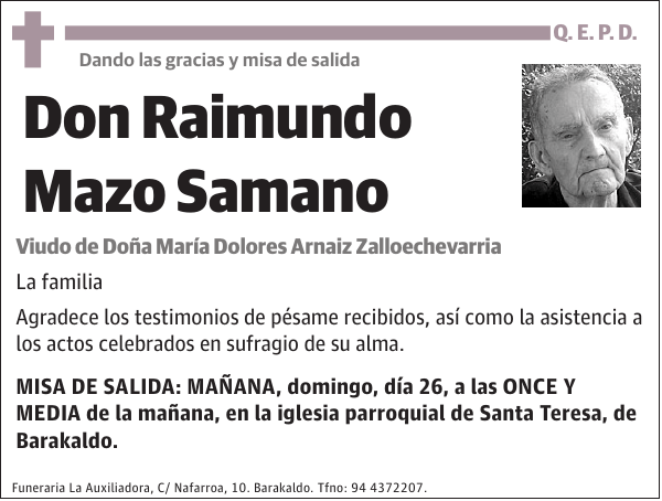 Raimundo Mazo Samano