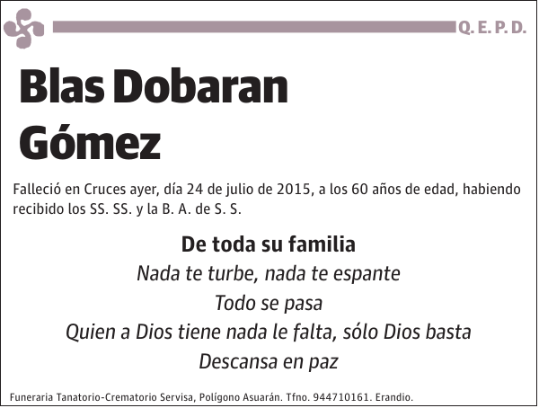 Blas Dobaran Gómez