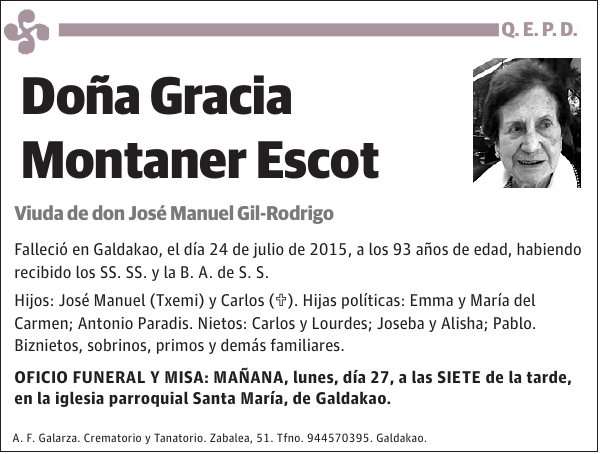 Gracia Montaner Escot