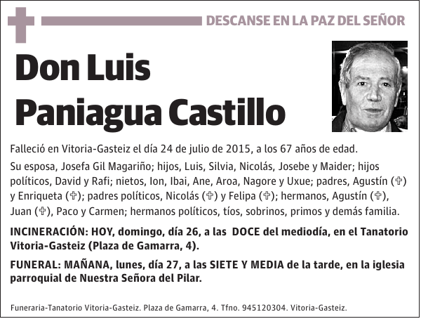 Luis Paniagua Castillo