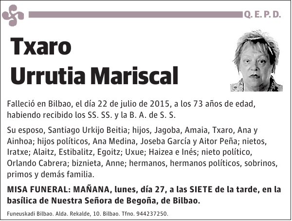 Txaro Urrutia Mariscal