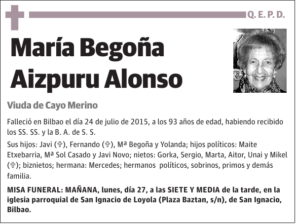 María Begoña Aizpuru Alonso