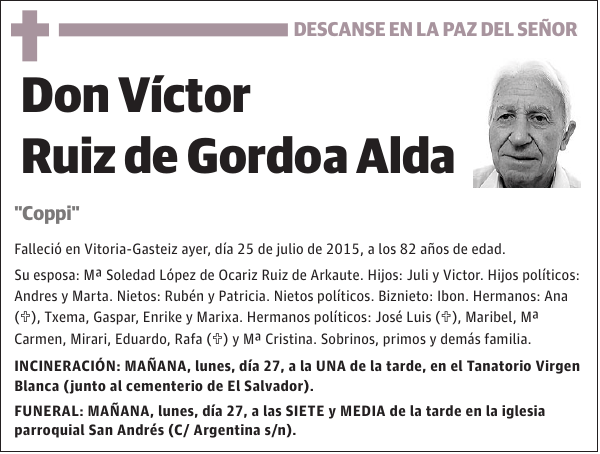 Víctor Ruiz de Gordoa Alda