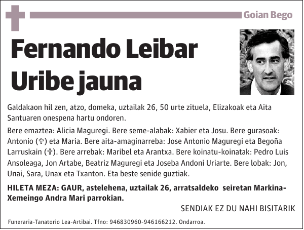 Fernando Leibar Uribe