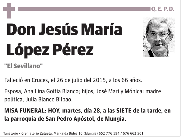 Jesús María López Pérez