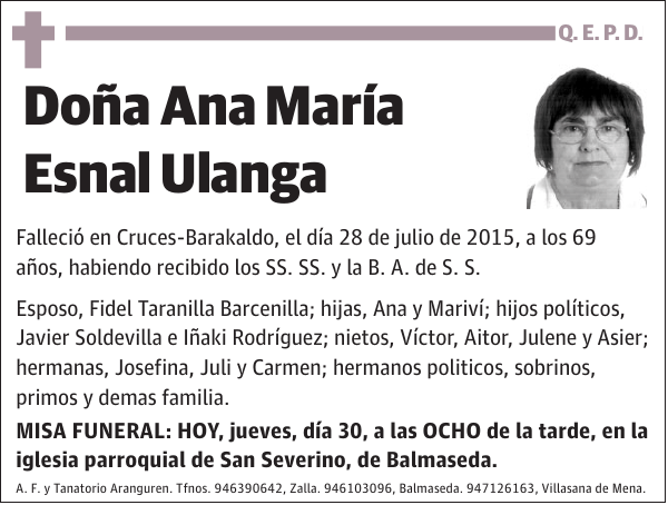 Ana María Esnal Ulanga