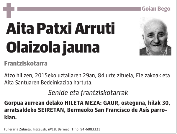 Aita Patxi Arruti Olaizola