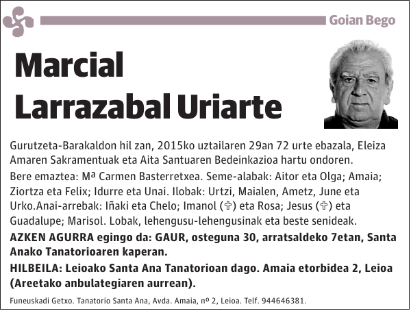 Marcial Larrazabal Uriarte