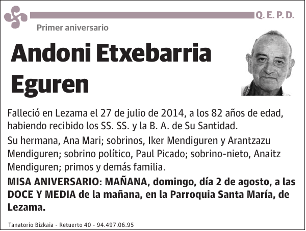 Andoni Etxebarria Eguren