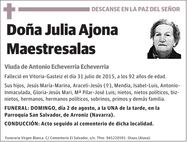 Julia Ajona Maestresalas