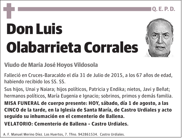 Luis Olabarrieta Corrales