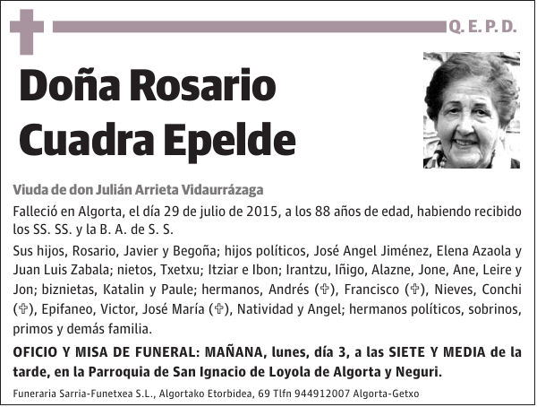 Rosario Cuadra Epelde