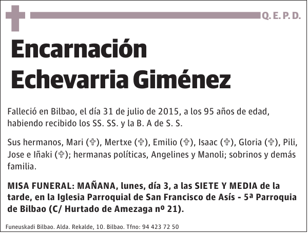 Encarnación Echevarria Giménez