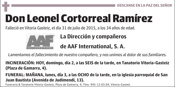 Leonel Cortorreal Ramírez