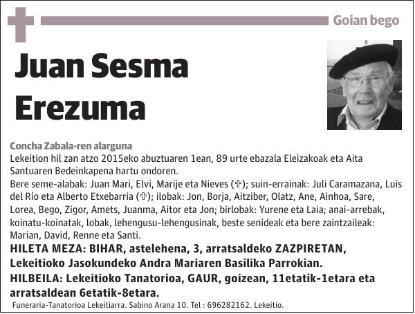 Juan Sesma Erezuma