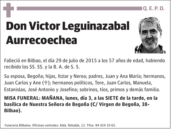 Victor Leguinazabal Aurrecoechea