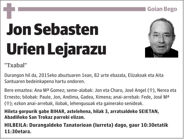 Jon Sebasten Urien Lejarazu