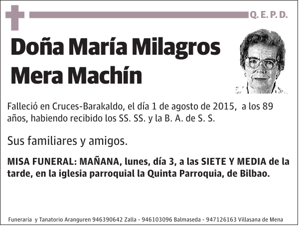 María Milagros Mera Machín