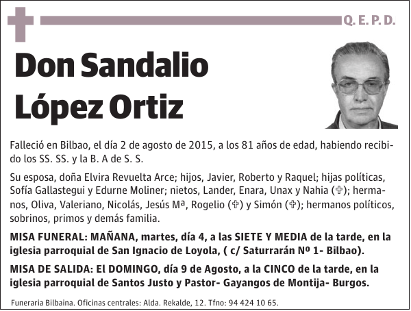 Sandalio López Ortiz