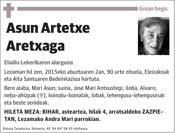 Asun Artetxe Aretxaga