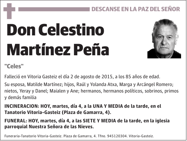 Celestino Martínez Peña