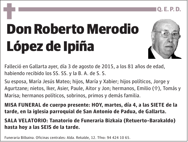 Roberto Merodio López de Ipiña