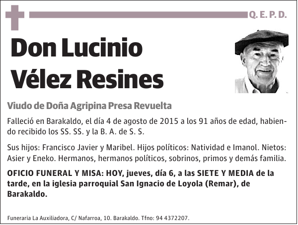 Lucinio Vélez Resines