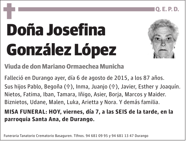 Josefina González López