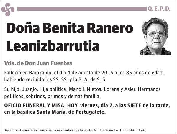 Benita Ranero Leanizbarrutia