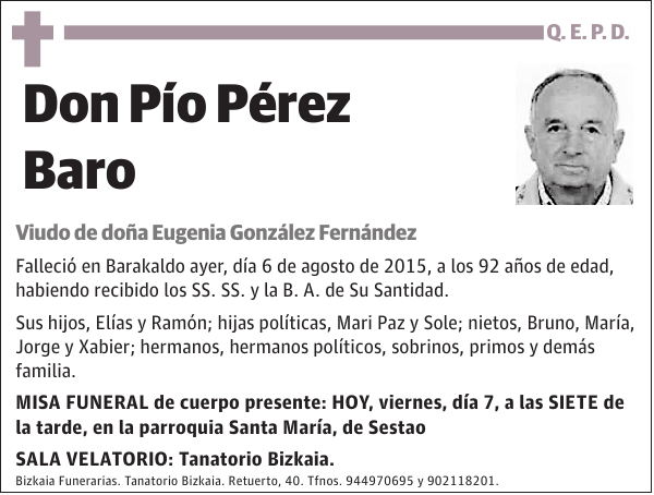 Pío Pérez Baro