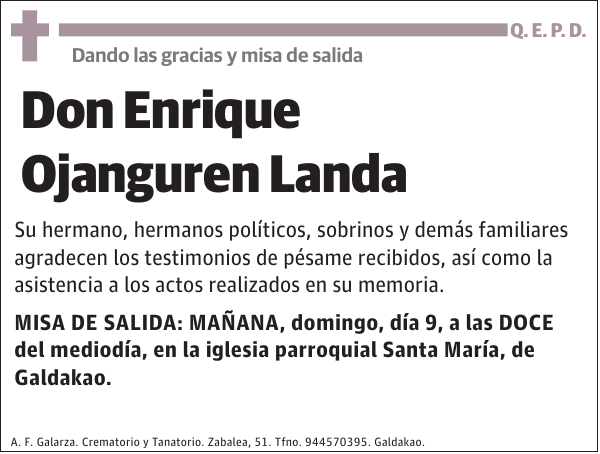 Enrique Ojanguren Landa