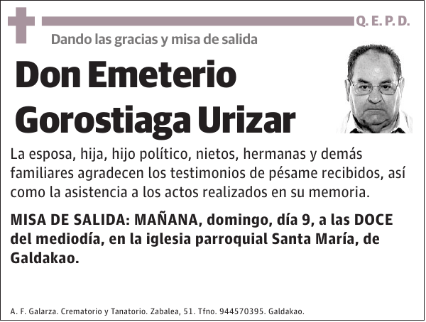 Emeterio Gorostiaga Urizar