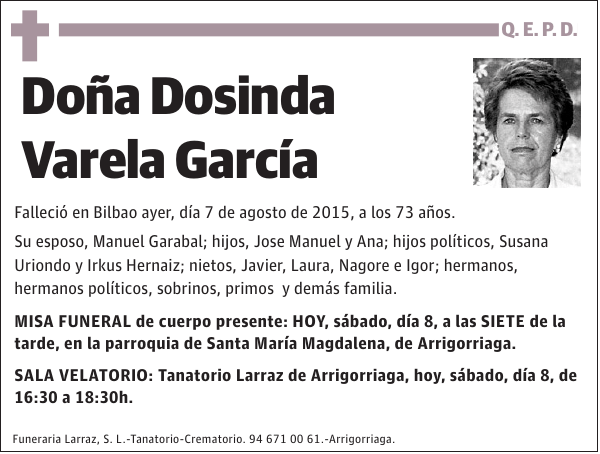 Dosinda Varela García