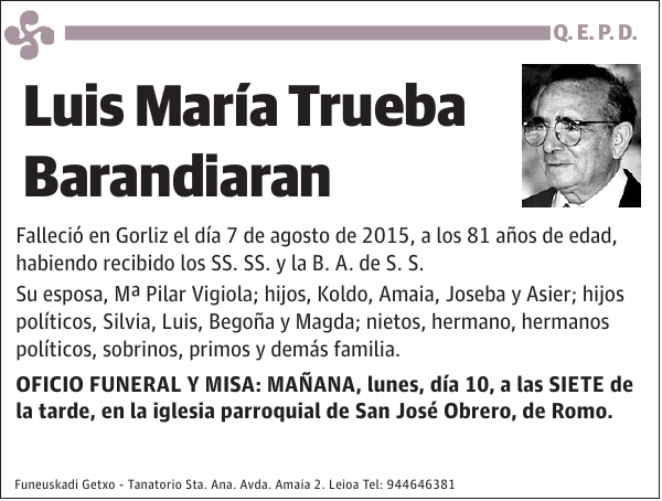 Luis María Trueba Barandiaran