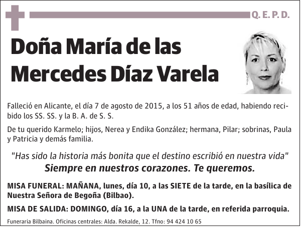 María de las Mercedes Díaz Varela