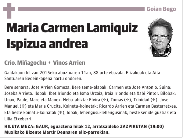 Maria Carmen Lamiquiz Ispizua