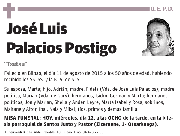 José Luis Palacios Postigo 'Txetxu'