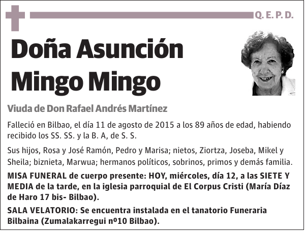 Asunción Mingo Mingo