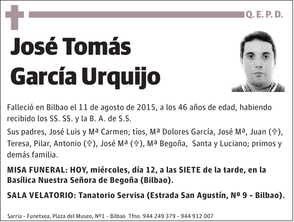 José Tomás García Urquijo