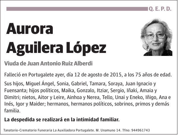 Aurora Aguilera López