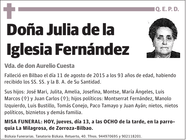 Julia de la Iglesia Fernández