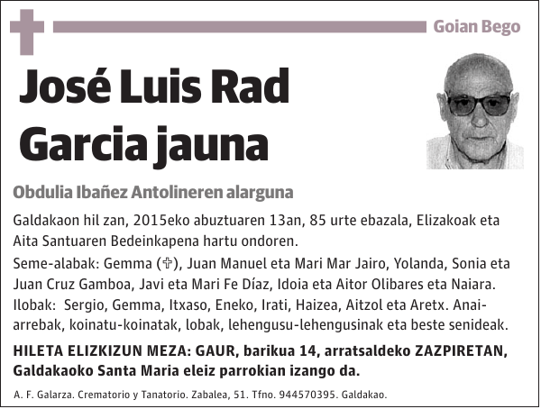 José Luis Rad Garcia