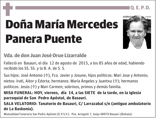 María Mercedes Panera Puente