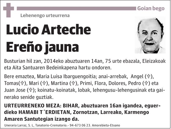 Lucio Arteche Ereño