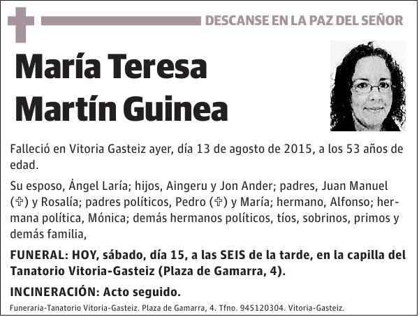 María Teresa Martín Guinea