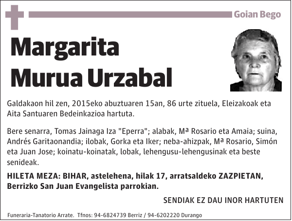 Margarita Murua Urzabal