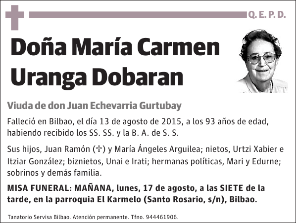 María Carmen Uranga Dobaran