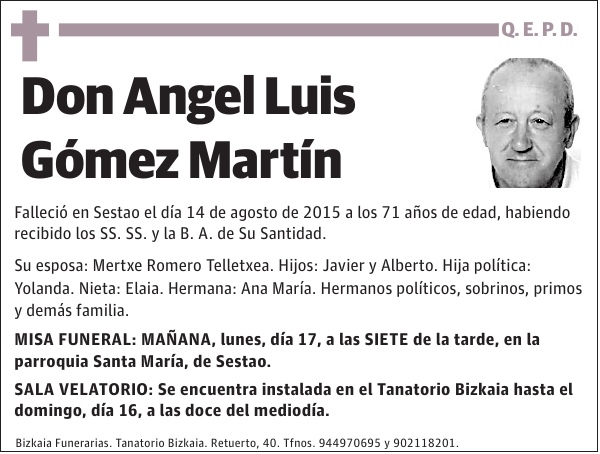 Angel Luis Gómez Martín